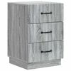 vidaXL Armadio da Notte con cassetto Grigio Sonoma 43 x 41 x 63,5 cm
