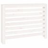 vidaXL Copertura Termosifone Bianca 108,5x19x84 cm Legno Massello Pino