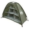 vidaXL Tenda di stoccaggio con tetto Verde Oliva 120 x 50 x 70 cm