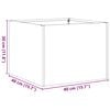 vidaXL Fioriera Antracite 40x40x30 cm in Acciaio