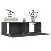 vidaXL Mobile Porta TV Grigio 100x30x30 cm in Legno Multistrato