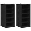 vidaXL Mobile per scarpe 2 pz 32 x 35 x 70 cm Legno ingegnerizzato