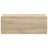 vidaXL Comodini Pensili 2pz Rovere Sonoma 40x30x15cm Legno Multistrato
