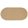 vidaXL Tappeto ZIZUR Marrone 200 x 100 cm Polipropilene