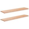 vidaXL Soglie per finestre 2 pz Naturale 110 x 25 x 2 cm