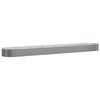 vidaXL Letto Giardino Acciaio Zincato 544x100x36cm Grigio