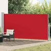 vidaXL Tenda da Sole Laterale Retrattile 160 x 500 cm Rossa