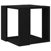 vidaXL Tavolino da salotto Rovere Nero 32 x 32 x 30 cm