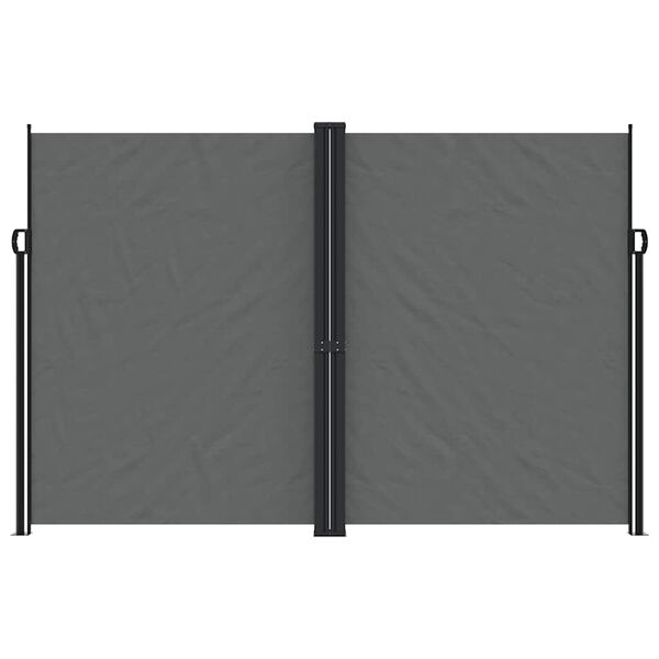 vidaXL Tenda da Sole Laterale Retrattile Antracite 220x1200 cm