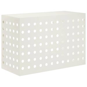 vidaXL Copertura per condizionatore d'aria Bianco 90 x 40 x 60 cm