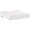 vidaXL Cassettoni da Letto 2 pz Bianchi 75x55x17 cm in Legno di Pino