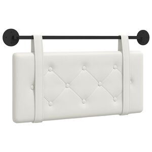 vidaXL Testiera sospesa Bianco Similpelle