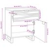 vidaXL Armadio da Notte Noce 50 x 33 x 60 cm Legno massello di acacia