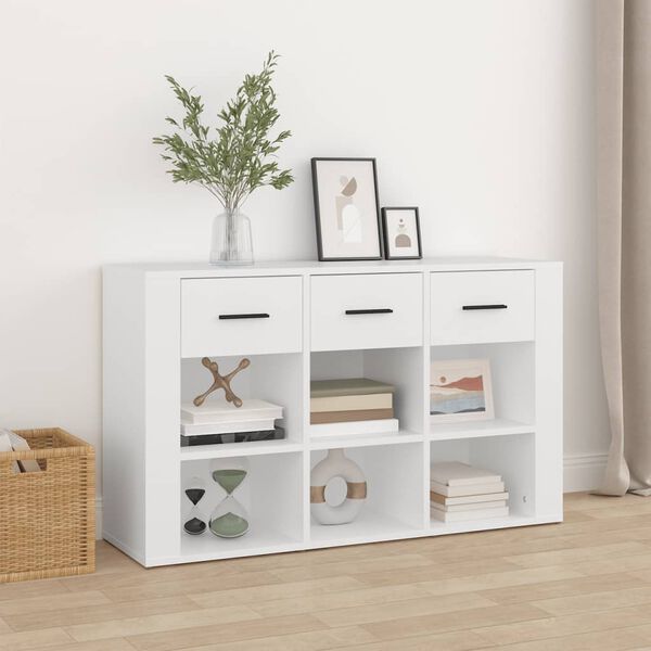 vidaXL Credenza Bianca 100x30x59,5 cm in Legno Multistrato