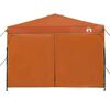 vidaXL Tenda Aggiuntiva Pop-Up Arancione 300 x 300 cm Tessuto
