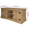 vidaXL Mobile Porta TV Legno Pino Messicano Corona Range 120x40x52 cm