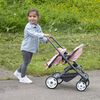 Smoby Passeggino Giocattolo Sportivo Bambole Gemelle Maxi-Cosi Rosa