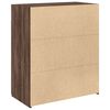 vidaXL Credenza Rovere Marrone 80x42,5x93 cm in Legno Multistrato