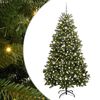 vidaXL Albero di Natale artificiale Verde 240 cm PVC e Metallo