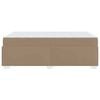 vidaXL Struttura del letto Cappuccino 80 x 200 cm Tessuto