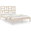 vidaXL Giroletto in Legno Massello 150x200 cm King Size