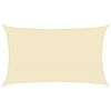 vidaXL Vela Parasole 160 g/m&sup2; Crema 5x8 m in HDPE