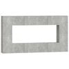 vidaXL Set Mobili Porta TV 8pz Grigio Cemento in Legno Multistrato