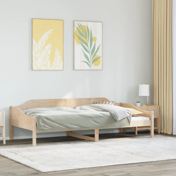 vidaXL Letto senza Materasso 90x200 cm in Legno Massello di Pino