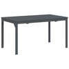 vidaXL Tavolo da patio Antracite 180 x 80 x 74 cm