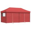 vidaXL Tenda Party Borgogna 292 x 580 x 315 cm Tessuto Oxford