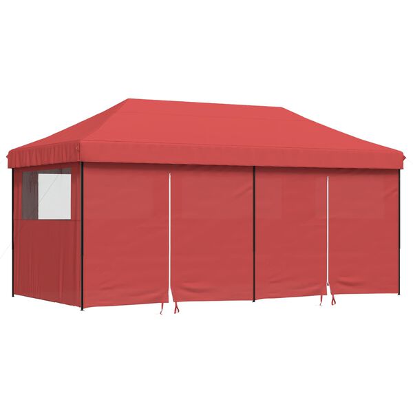 vidaXL Tenda Party Borgogna 292 x 580 x 315 cm Tessuto Oxford