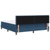 vidaXL Letto a molle con materasso Blu 180 x 200 cm Tessuto