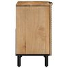 vidaXL Mobile Lavabo da Bagno Marrone 62x33x58 cm Legno Massello Mango