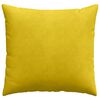 vidaXL Cuscini da Divano 2 pcs Giallo 45 x 45 cm Tessuto in Cords