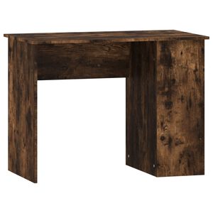 vidaXL Scrivania Rovere Fumo 100x55x75 cm in Legno Multistrato