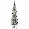 vidaXL Albero di Natale artificiale con 150 LED Bianco 150 cm