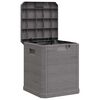 vidaXL Baule da Giardino 90 L Marrone