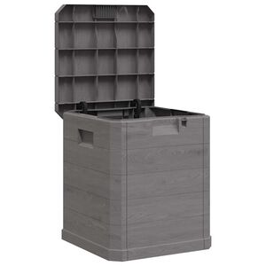 vidaXL Baule da Giardino 90 L Marrone