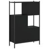 vidaXL Libreria Nera 72x28x109 cm in Legno Multistrato