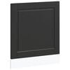 vidaXL Pannello Lavastoviglie Porto Nero 60x1,5x67 cm in Truciolato