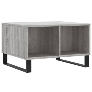vidaXL Tavolino da Salotto grigio sonoma 60x50x36,5 cm in Multistrato