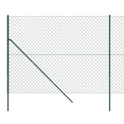 vidaXL Recinzione a Rete Verde 1,8x10 m