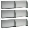 vidaXL Muro di contenimento 6 pz 80 x 12 x 50 cm Acciaio zincato