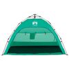 vidaXL Tenda da Spiaggia 2 Persone Verde Rilascio Rapido Impermeabile