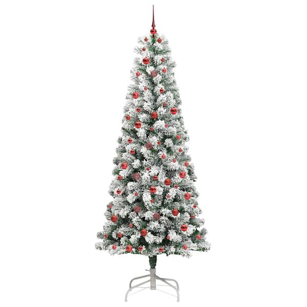 vidaXL Albero di Natale Artificiale con Rami Pieghevoli 240 cm