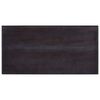 vidaXL Tavolo Consolle Cassetto Nero 60x30x75 cm Legno Massello Mogano