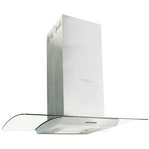 vidaXL Cappa a Isola 90 cm Acciaio Inossidabile 756 m&sup3;/h LED