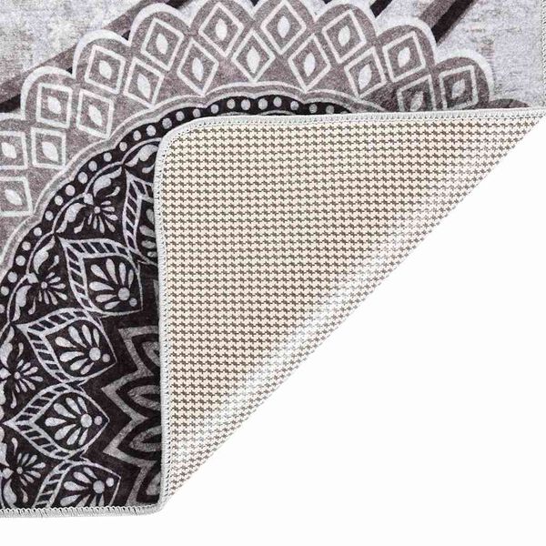 vidaXL Tappeto Lavabile 80x300 cm Multicolore Antiscivolo