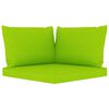 vidaXL Set Divani da Giardino 6 pz con Cuscini Verde Brillante