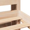 vidaXL Letto Libreria senza Materasso 135x190 cm in Legno di Pino